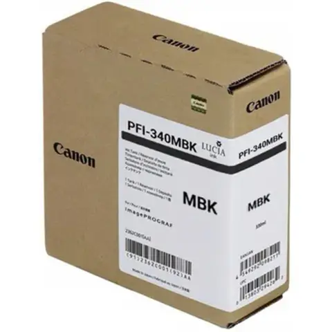 Tusz Canon PFI-340MBK Matte Black do drukarek (Oryginalny) [330ml]